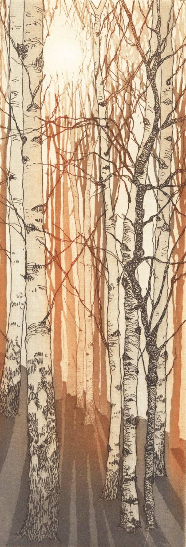 - a , Print by Chrissy Norman, measuring 11 x 27 cm (H x W) framed at 29 x 45 cm £155